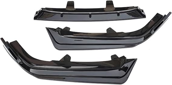 Front Bumper Spoiler For Accord 10.5th Gen 2021-2022 3PCS Front Bumper Lip Spoiler Splitter Deflector Guards Body Kit Car Accessory Front Lip Splitter Spoiler
