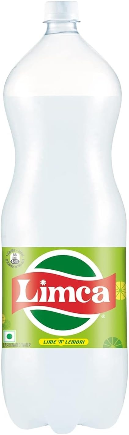 Limca Lemon Lime Soft Drink 2 Litre | Refreshing Carbonated Beverage | Family Pack Bottle (Pack of 1)