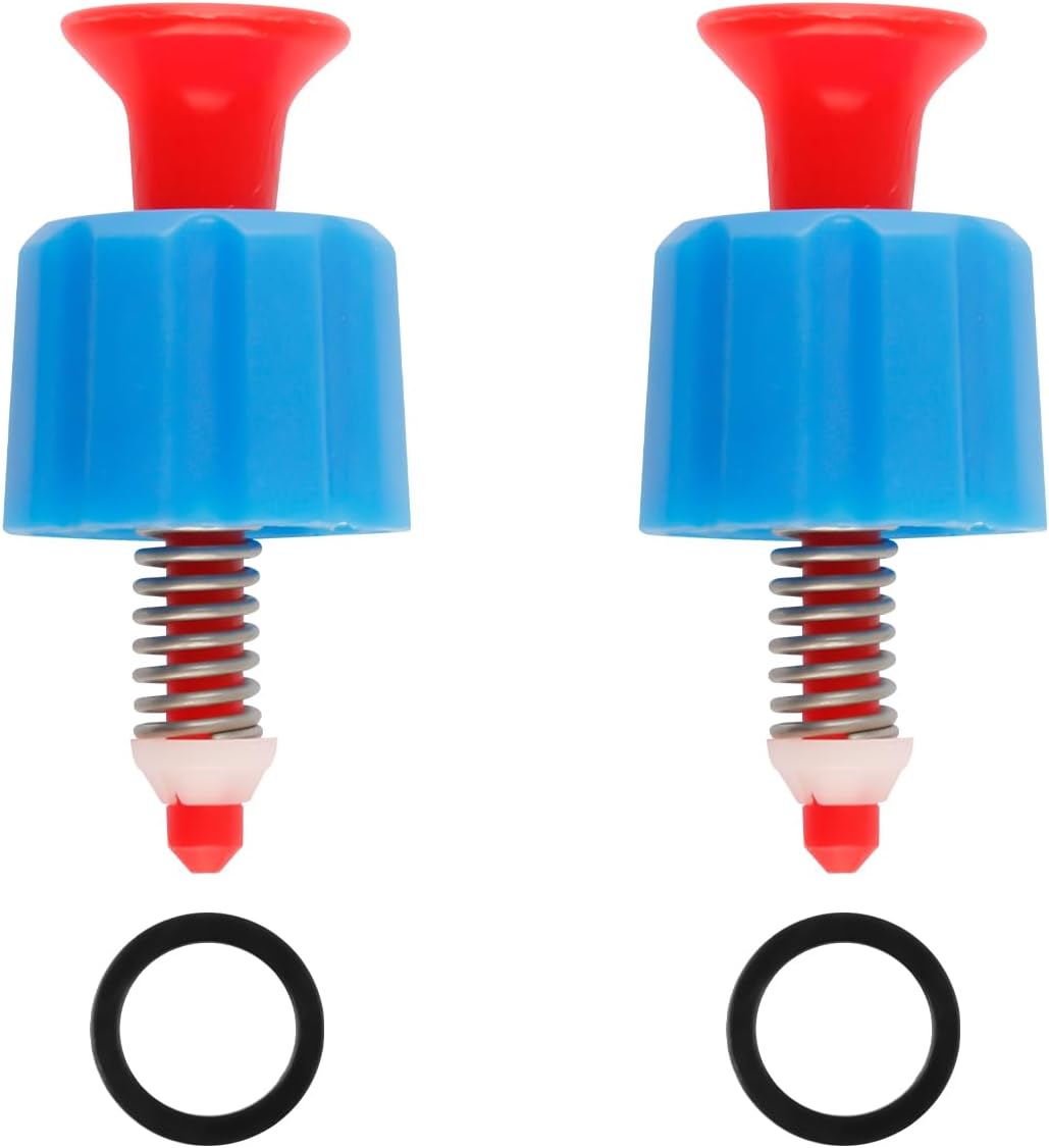 2 Pcs Automatic Valve Essential Relief Valve for 3L-8L Backpack Type Sprayer Easy to Install Plastic Component for Safe and Efficient Watering (Blue)