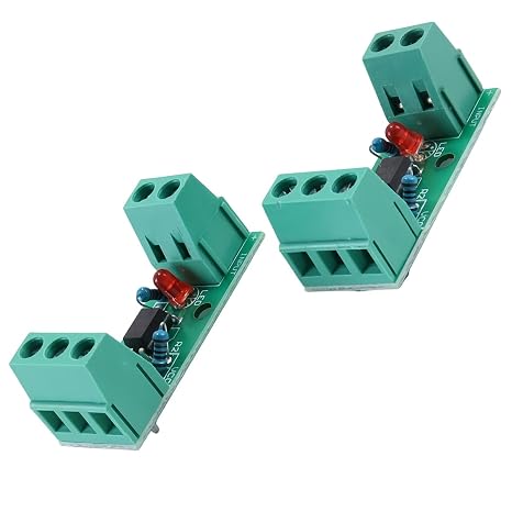 Riven 2 PCS 1-channel Optocoupler Isolation Module,PC817 Optocoupler Signal Converters for Microprocessor Switching and Power Control