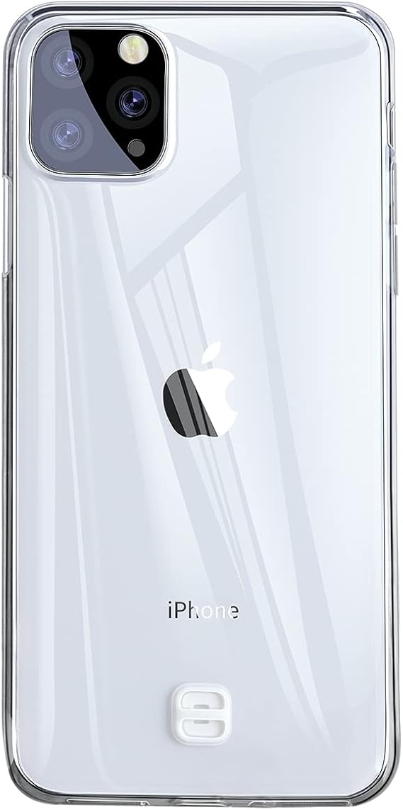 Baseus Transparent Key, iPhone 11 Pro Max Cep Telefonu Kılıfı, Şeffaf/Transparan, Beyaz