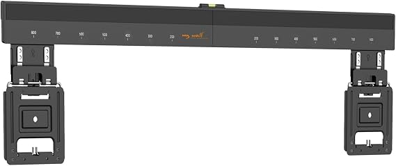 Mywall TV Wall Mount HE7-2L for Flat Screens 43-100 Inches, TV Mount for Wall, Load up to 75 kg, Universal TV Mount Ultra Slim, Wall Mount TV 9.5 mm Distance from Wall
