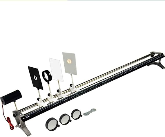 Physics Lab Kit - Educational Science Model Lens Prism Set for Optics Experiments with Parallel Light Source and Small Hole Imaging