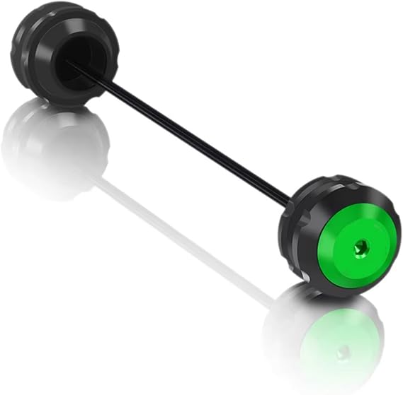 Frame Sliders Compatible With Aprilia For RS660 For Tuono 660 2020 2021 2022 2023 2024 Front Rear Axle Fork Wheel Protector Crash Sliders Motorcycle Accessories(Green,Rear)