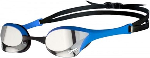 ARENA SWIM GOGGLE COBRA ULTRA SWIPE MIRROR SILVER-BLACK - Swimming - Goggles - Comfort - Ideal for (Competition, Open Water, triathletes)