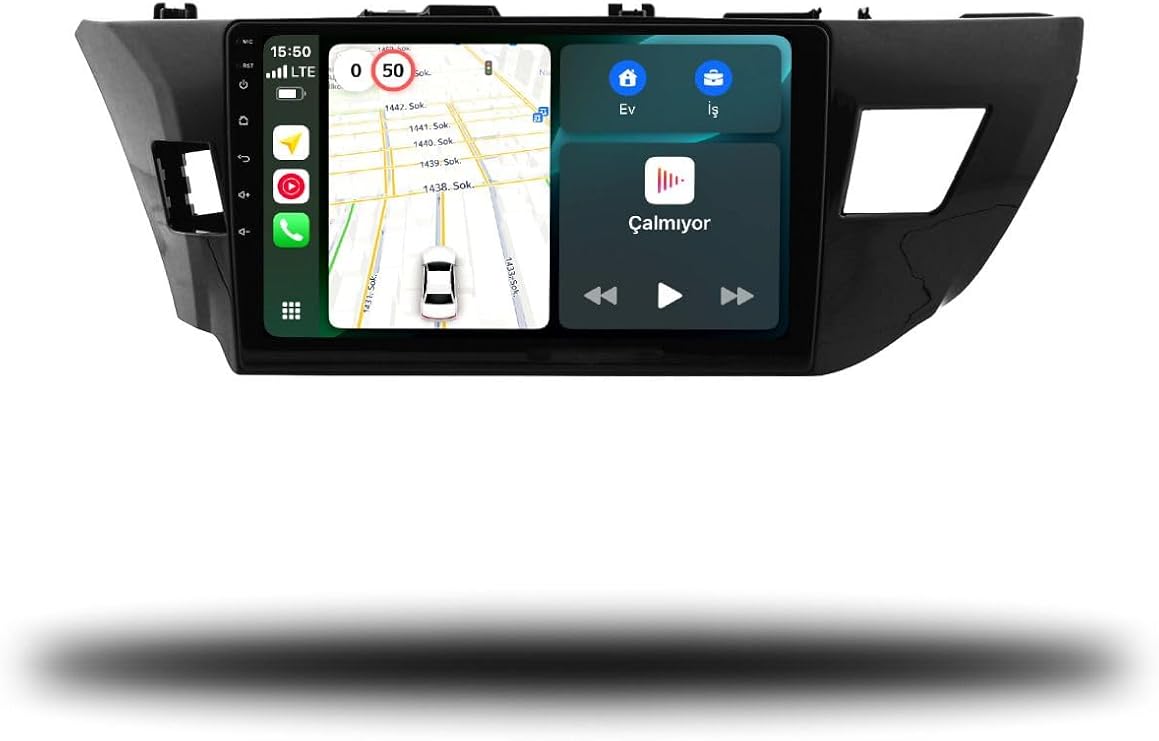 MarTechno Android Multimedya 6GB RAM 128GB Hafıza Toyota Corolla 2013-2015 ile uyumlu