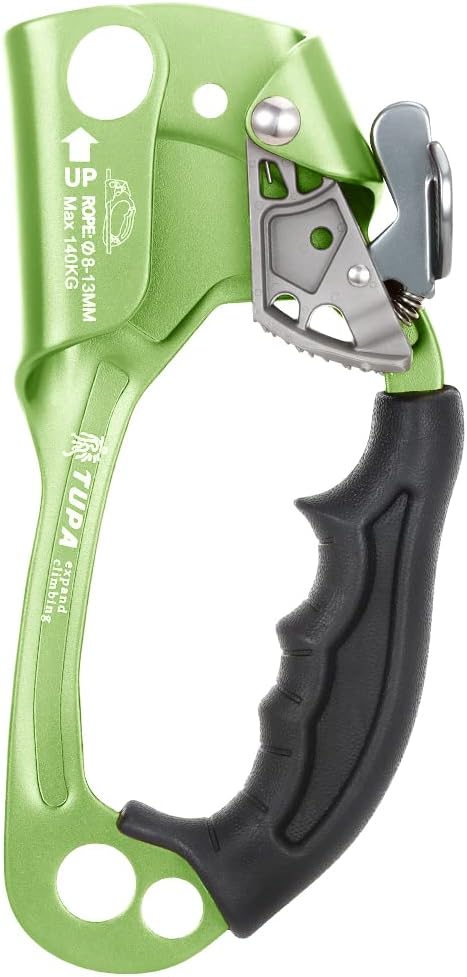 Lixada Ascender Hand Cender Outdoor Rock Climbing Left Hand Right Hand Ascender 8mm? 13mm Vertical Rope Aviation Rescue Protection Rock Climbing Process Capture Access Climbing