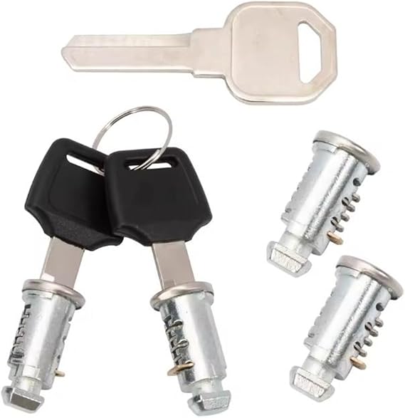 Lock Cores & Key Replacement Key Cylinder Compatible with Thule Bike Rack Roof Racks Ski Rack Cross Bars Towers Kayak Rack