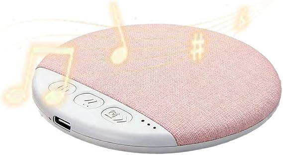 Ultra Thin Under Pillow Soundbar Sleep Speaker Bluetooth5.4 HiFi Stereo Audio with Timing White Noise Functionality B