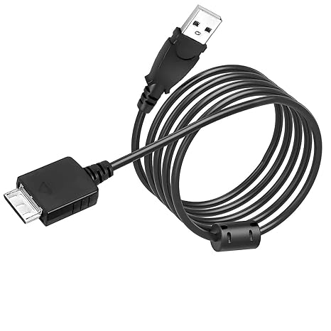 MP3 Player Charger Cable Compatible with Sony Walkman NWZ MP3, Charging Cord for A Series, S, E, X, Z Series, Sony NWE394/B Walkman MP 3 Player Power Cable Cord (1.5M)