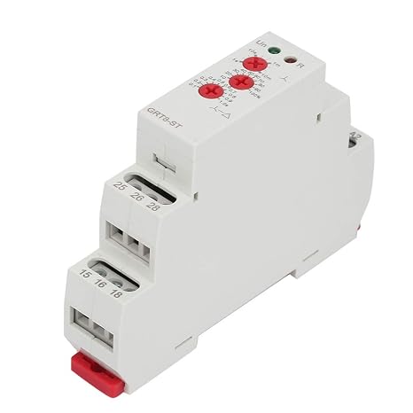 GRT8-ST Time Delay Relay, Star Motor Starter with Soft Start, 18mm Rail