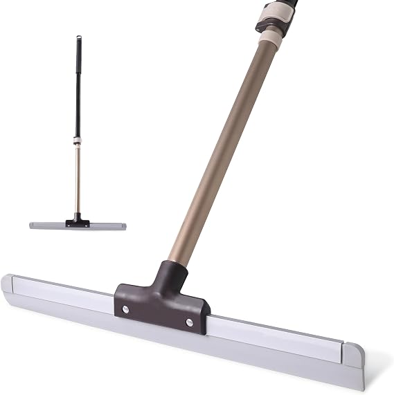 Eyliden Floor Squeegee Heavy Duty, 44cm Rubber Squeegee for Water Removal