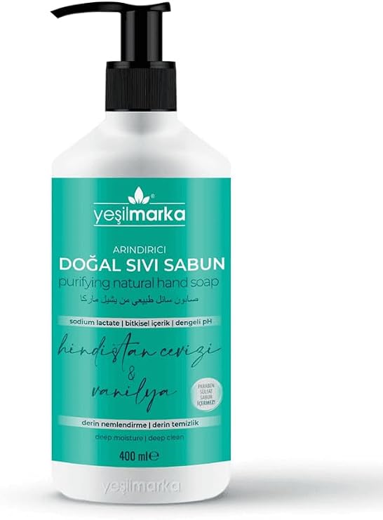 Yeşilmarka Doğal Sıvı Sabun - Hindistan Cevizi/Vanilya