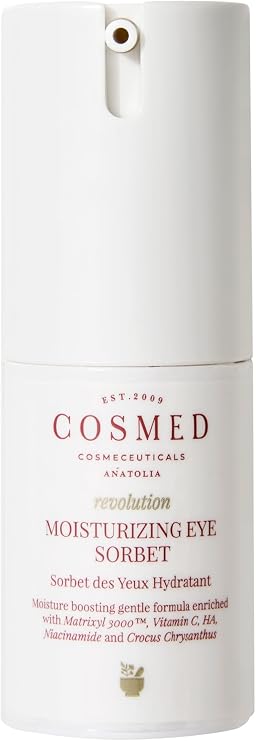 Cosmed C Vitamini İçeren Aydınlatıcı Etkili Su Bazlı Göz Çevresi Bakım Kremi - İlk kırışıklıklar 15 ml