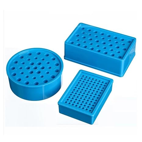 PCR-Cooler PCR Accessories Round Multipurpose Low Temperature PCR Holder With Liquid For 1.5ml / 2ml Cooling Centrifuge Tube Box(Rectangle Shape)