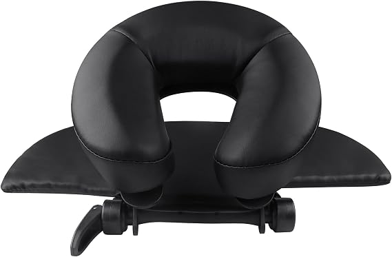 EBANKU Home Use Mattress Top Massage Kit, Face Cradle Down Tabletop Massage System, Adjustable Massage Table Headrest Face Pillow