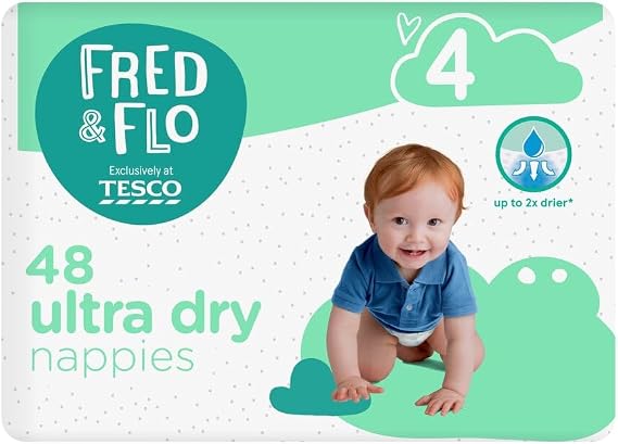 Fred & Flo Size 4 Nappy 48 Pack