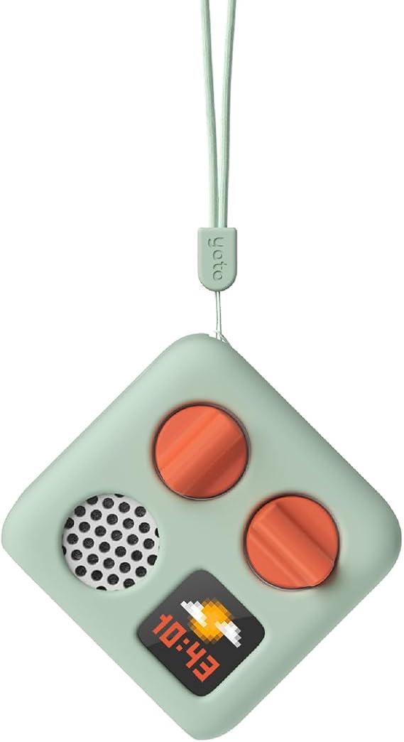 Yoto Mini Adventure Jacket in Frog Soup (Green) with Matching Wrist Lanyard – Accessory for Kids Yoto Mini Audio Player, Anti-Slip Silicone Skin Cover, Fitted Protective Sleeve Case