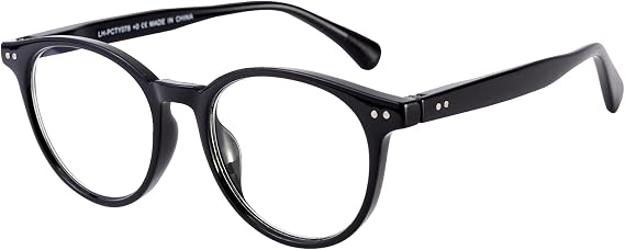 OKH Blue Light Blocking Glasses Men Women Gaming Retro Round Glasses Anti Glare and Fatigue,Relieve Eye Fatigue for Screens TV Phone Computer