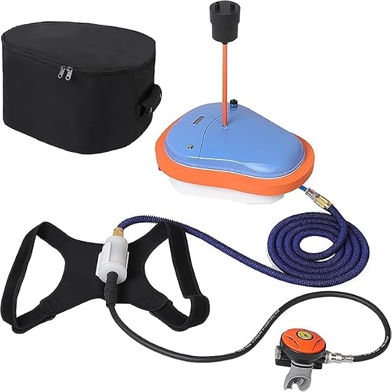 TUDIVING-Scuba Diving Ventilator,Dive Portable Lungs,Tankless Underwater Breathing Device with Scuba Regulator for Recreational Diving Fishing Snorkeling