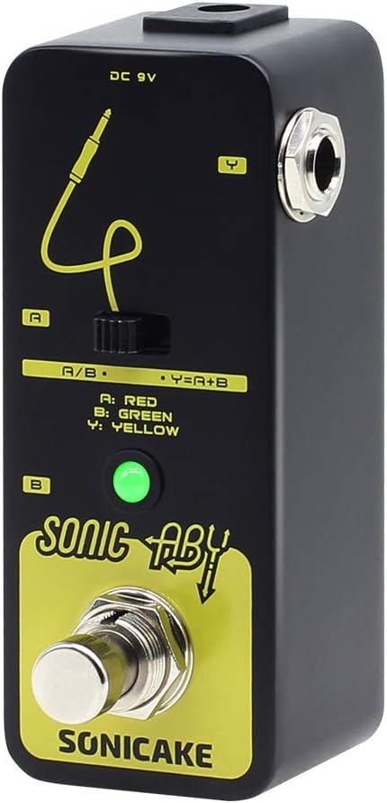 SONICAKE Sonic ABY Pedal Line Selector AB Switch Mini Guitar Effects Pedal