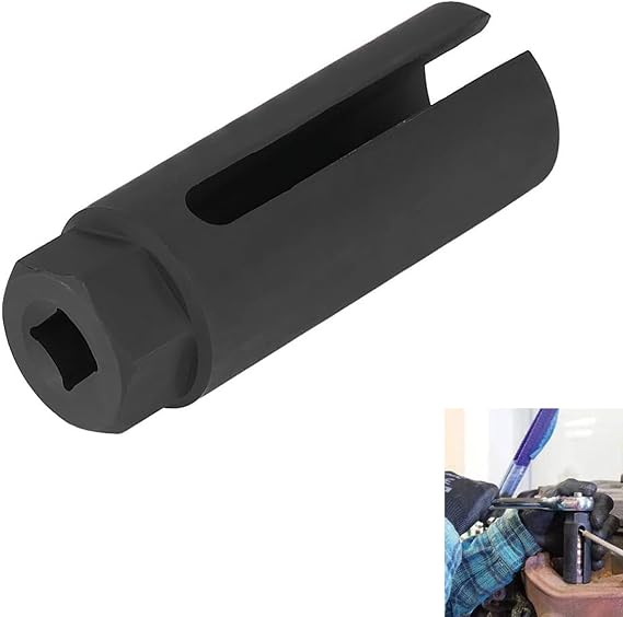 Oxygen Sensor Socket Set Wrench Remover Tool, 22mm 1/2" Drive Oxygen Sensor Offset Removal Socket