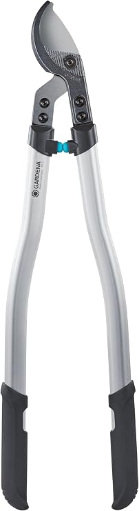 Gardena Premium Branch Shears 700b: Bypass Tree Scissors for Gentle, Precise Trimming of Plants, Precision Ground Knives, Double Curved, Stable Aluminum Profile arms (8710-20)