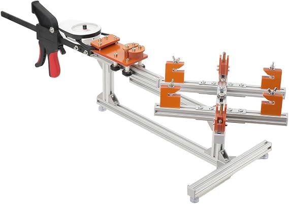 Tabletop Tennis Racket Stringing Machine for Badminton, Portable Precision Tool with Accessories, 20-32LB Adjustable Tension Control Badminton Racket Threading Machine