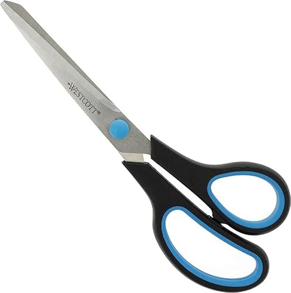 Westcott Easy Grip Scissors 20 cm Blue/Black