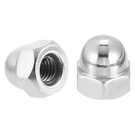 20 Pcs Cap Nuts - Acorn Nuts Stainless Steel 304 Dome Cap Nut for Protecting Screws and Bolts Hex Dome Head for Indoor Outdoor Industry Hardware, M6(6mm)