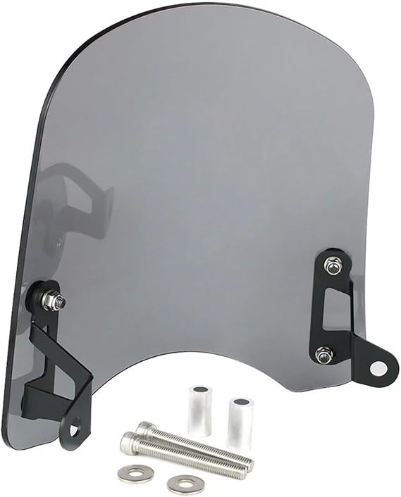 Motorcycle Windshield Windscreen Wind Deflector Protector For Kawasaki For Vulcan S 650 For VN650 2015-2024 Wind Shield Screen Windshield Windscreen Wind Deflectors(Smoke)