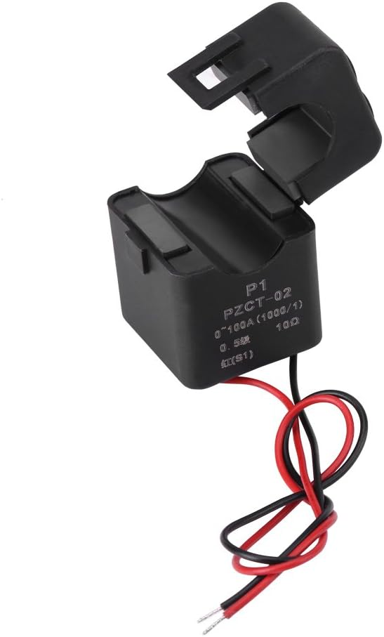 PZCT-02 Current Transformer Snap Joint Structure Split Core Coil Sensor for 100A Amp Energy Meter Mini Split Base Current Transformer