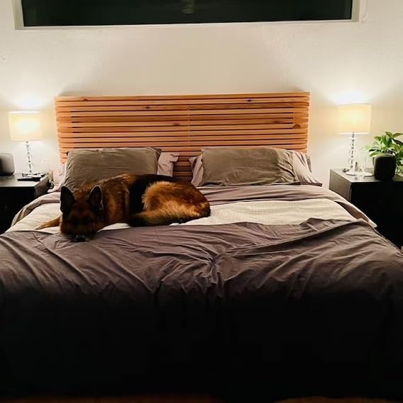 Ahşap Yatak Başlığı Naturel 160cmx60cm