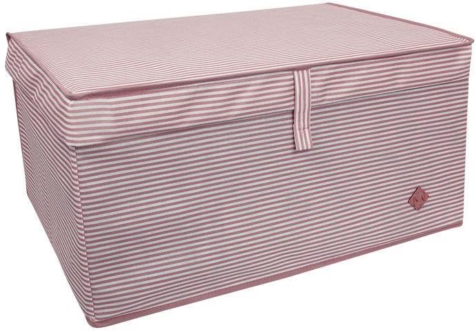 Alas Mega Plus Jumbo Boy Katlanır Kumaş Saklama Kutusu 70x41x30 Çok Amaçlı Kapaklı Kutu Hurç Sandık
