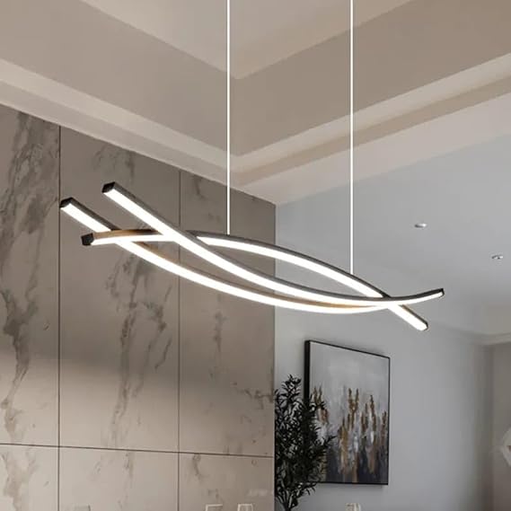 Akya/Sarkıt Avize / 90 cm/Antrasit Gövde / 3 Renk Işık [Enerji Sınıfı A]