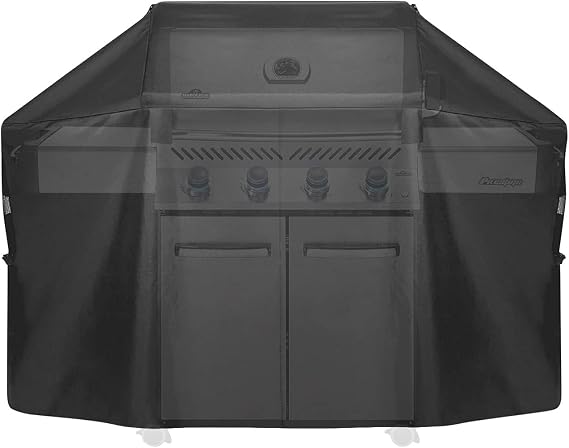 Bbq-plus ナポレオンproプレステージ500シリーズグリル用グリルカバー 高耐久 防水 Bbqグリルカバー ナポレオングリルアクセサリー用 ブラック