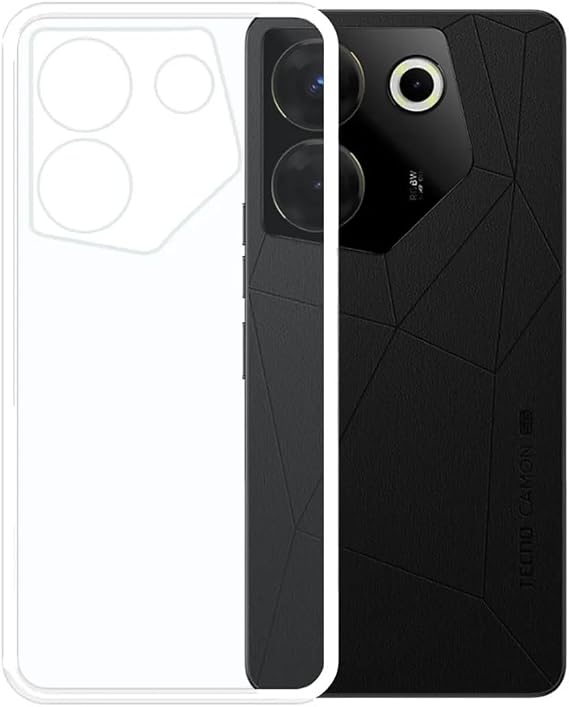 Microcase Tecno Camon 20 Pro 5G Slim Serisi Soft TPU Silikon Kılıf - Şeffaf AL3324