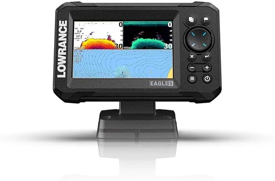 Lowrance Eagle GPS Chartplotter Depth Depth Sounder (5 Inch, SplitShot HD)