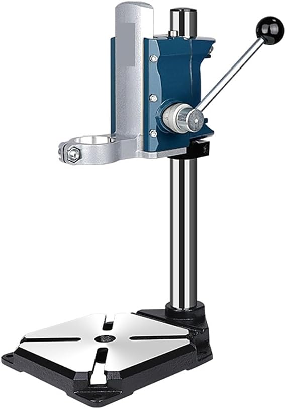Mini Electric Bench Drill Stand, Adjustable Rotating Bracket, Heavy Duty Fixed Frame Workbench Clamp Holder for Versatile Home DIY Precision Drilling