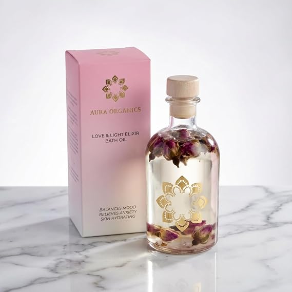 Rose & Geranium Bath Oil - 100ml