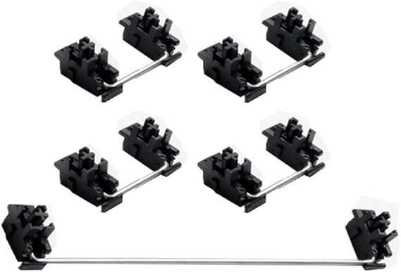 Mechanical Keyboard Mount Plate Stabilizer 2u 6.25u Abs Black