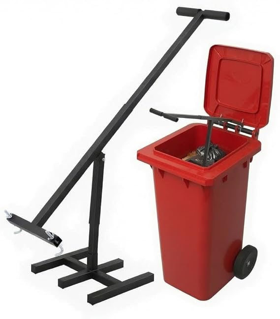 Wheelie Bin Compactor, Manual Rubbish Press, General Waste Compactor, Bin Booster 240L
