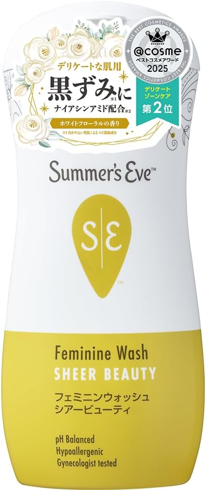 Summer's Eve サマーズイブ Summer's Eve Feminine Wash Sheer Beauty 237ml for Darkening