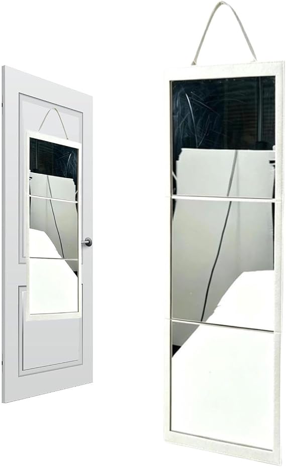 Folding Mirror Full Length Portable Full-Length Foldable Acrylic No Drill