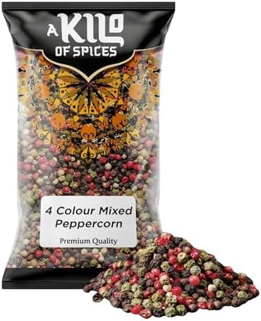 A Kilo of Spices 4 Colour Mixed Peppercorns 10kg, Whole Dried Blend