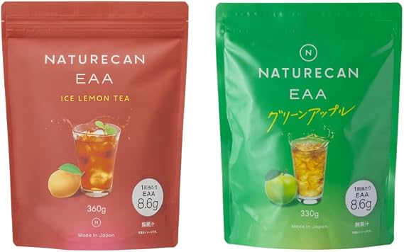 Naturecan ネイチャーカン EAA アイスレモンティー グリーンアップル 2味セット