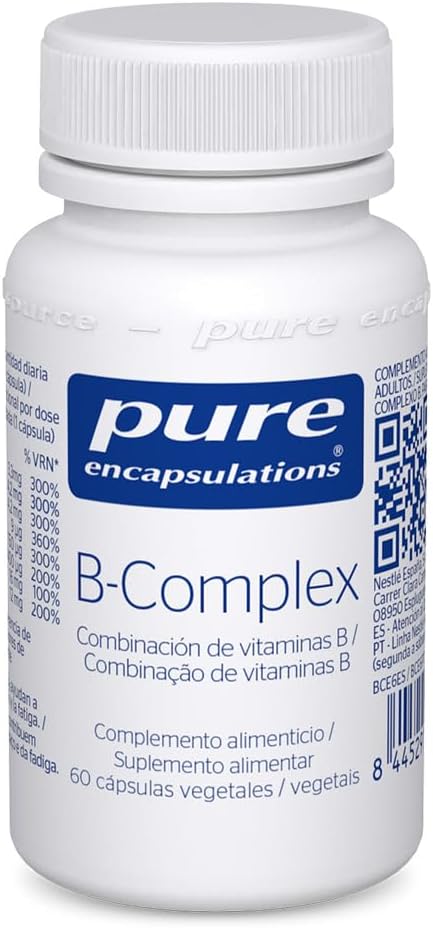 Pure Encapsulations B Complex | 8 Active B Vitamins | 60 Capsules