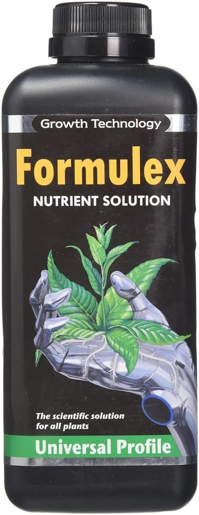 Growth Technology 05-210-006 Formulex, 1 L, Black, 5.5 x 5.5 x 16 cm