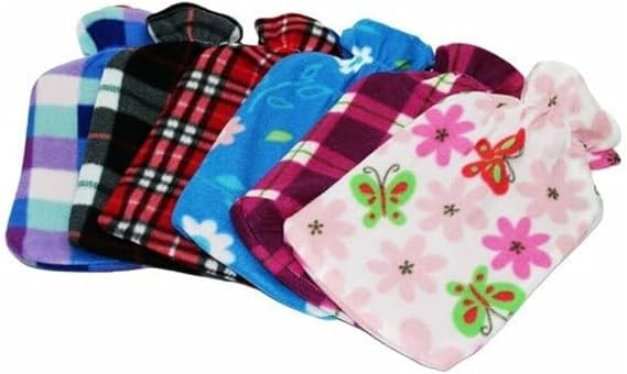 2 Litre Sıcak Su Torbası | Kılıflı Desenli, Peluş Kılıflı, Desenli, Isıyı Uzun Süre Koruyan Kauçuk Torba