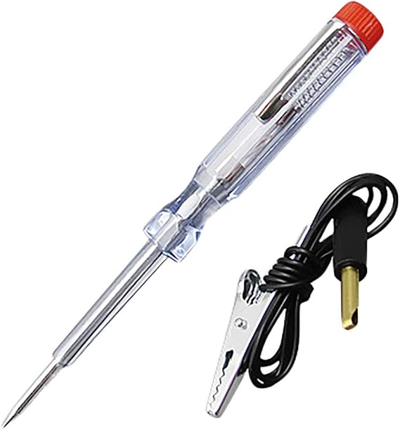 6V 12V 24V DC Probe Light System Test Probe Lamp Auto Car Light Circuit Tester Lamp Voltage Test Pen Detector, 500043769